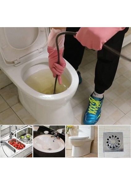 1 Adet Tarzı 1m Tahliye Temizleme Bahar Boru Temizleme Araçları Tuvalet Kanalizasyon Tıkacı El Aleti Boru Temizleyici Saç Temizleme Aracı Tahliye Fosforu (Yurt Dışından) fırsatları