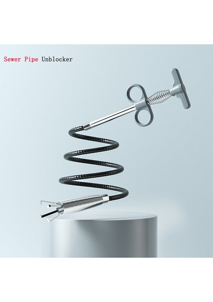 Gri-0.9m Tarzı Boru Tıkanıklığı Açıcı Yılan Yay Boru Temizleme Aracı Mutfak Banyo Kanalizasyon Temizleme Aracı Ev Boru Temizleyicileri Drenaj (Yurt Dışından) indirimleri