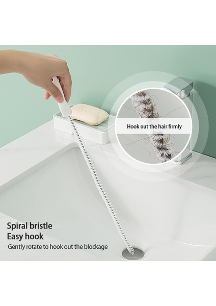 1 Adet Tarzı 45 cm Boru Temizleme Fırçası Banyo Saç Kanalı Temizleme Fırçası Drenaj Temizleyici Esnek Temizleyici Tıkanıklık Giderme Aracı (Yurt Dışından) modelleri