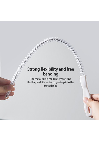 1 Adet Tarzı 45 cm Boru Temizleme Fırçası Banyo Saç Kanalı Temizleme Fırçası Drenaj Temizleyici Esnek Temizleyici Tıkanıklık Giderme Aracı (Yurt Dışından) fırsatları