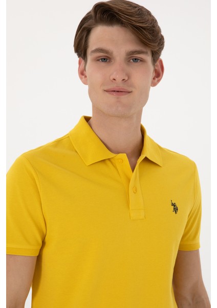 Erkek Koyu Sarı Tişört Basic 50297984-VR094 fiyatları