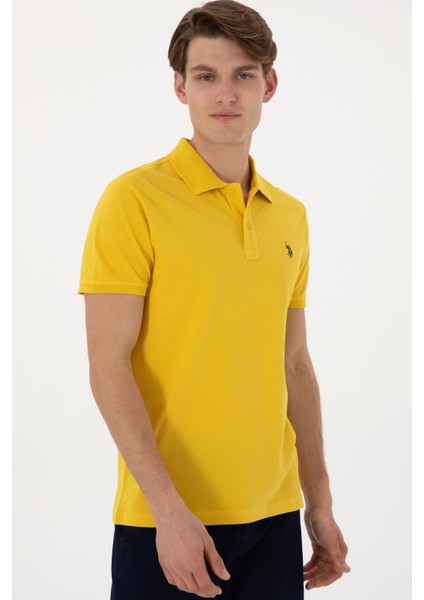 Erkek Koyu Sarı Tişört Basic 50297984-VR094 modelleri