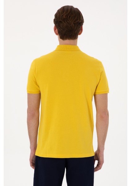 Erkek Koyu Sarı Tişört Basic 50297984-VR094 indirimleri