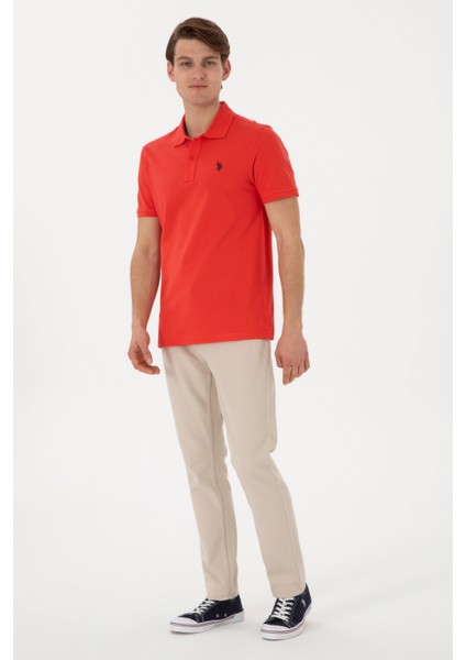 Erkek Kırmızı Tişört Basic 50297984-VR213 fırsatları