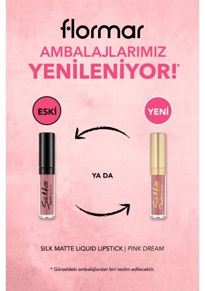 -İpeksi His Veren Silk Matte Nemlendirici ve Besleyici Mat Likit Ruj (013 Sıcak Pembe) 8690604505401 indirimleri