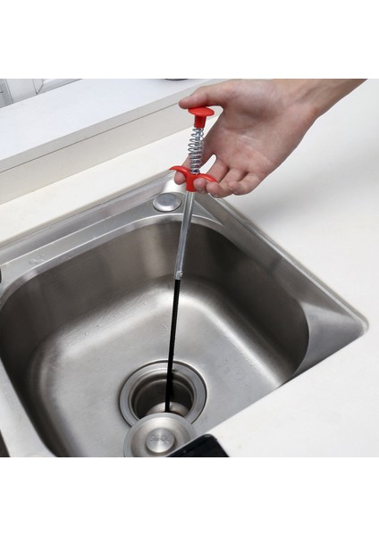 1 Bilgisayar Stili Mutfak Lavabo Kanalizasyon Temizleme Kanca Yay Boru Tıkanıklık Açıcı Drenaj Tıkanıklık Aracı Tıkanıklık Giderici Temizlik Araçları (Yurt Dışından) fırsatları