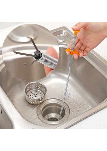 60CM Tarzı Çok Fonksiyonlu Temizlik Pençesi Saç Tutucu Mutfak Lavabo Temizleme Aracı Saç Tıkanıklığı Giderici Tutucu Duş Giderleri Banyo Lavabosu Için (Yurt Dışından) modelleri