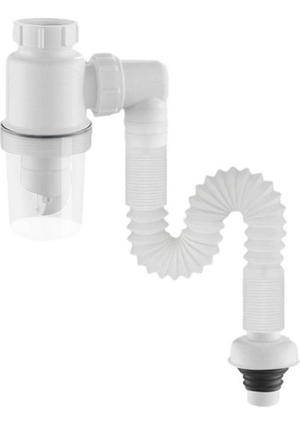 32 mm Tarzı Kanalizasyon Drenaj Yıkama Makinesi Boru Bağlantısı Kokuya Karşı Teleskopik Kanalizasyon Borusu Esnek Banyo Mutfak Lavabo Drenaj Aksesuarları (Yurt Dışından)