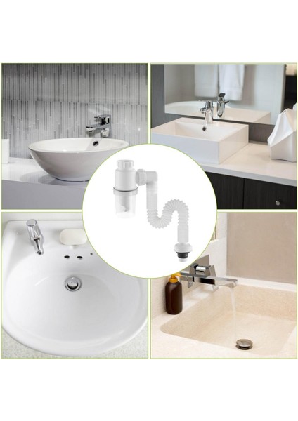 32 mm Tarzı Kanalizasyon Drenaj Yıkama Makinesi Boru Bağlantısı Kokuya Karşı Teleskopik Kanalizasyon Borusu Esnek Banyo Mutfak Lavabo Drenaj Aksesuarları (Yurt Dışından) indirimleri