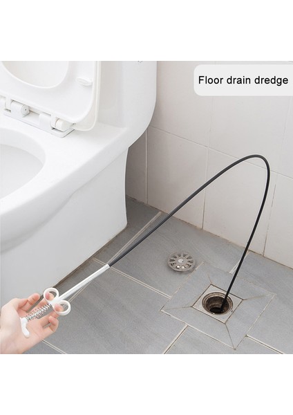 2 M Tarzı Lavabo Boru Tıkanıklık Açıcı Drenaj Temizleyici Tesisatçı Yılan Yay Boru Temizleme Aracı Mutfak Lavabo Kanalizasyon Temizleme Çengeli Su Lavabo Aracı (Yurt Dışından) indirimleri