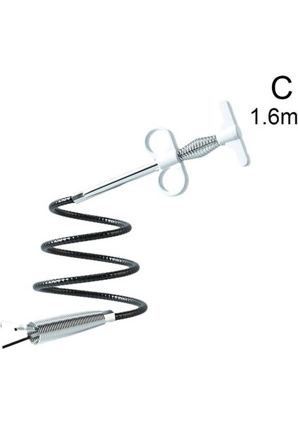 C Stili Kanalizasyon Boru Açıcı Mutfak Boru Tutucu Tıkanıklık Giderici Yaylı Boru Temizleme Aracı Banyo Kanalizasyon Temizleme Aracı Aksesuarları (Yurt Dışından)