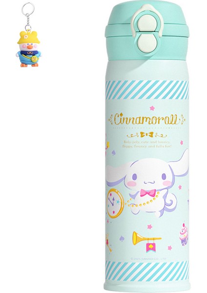 Sanrio Kulomi Çocuk Çift Içecek Termos Bardak 316 Paslanmaz Çelik Sevimli Karikatür Ilkokul Öğrencileri Taşınabilir Pipetli Bardak (Yurt Dışından)