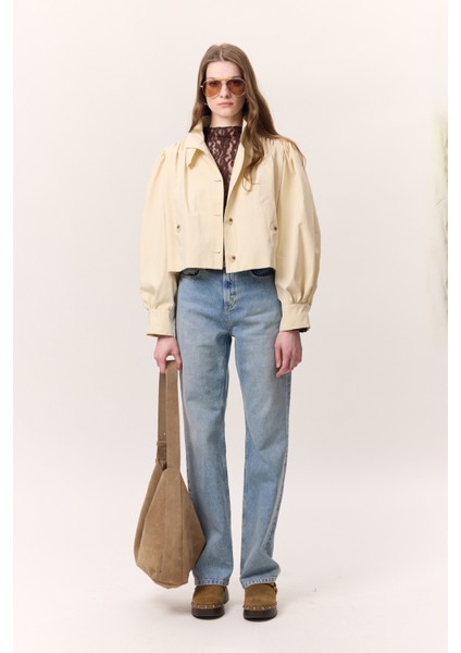 Kısa Balon Kol Ceket Tereyağı fiyatları