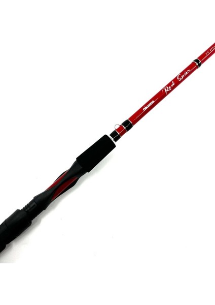 Yekoutdoor Profesyonel Lrf Seti Okuma Red Spin 7'6'' 228 Cm 3-15 Gr 2 Parça&Okuma Ceymar Hd Chd-2500a Matt Black 7+1bb Olta Makinesi