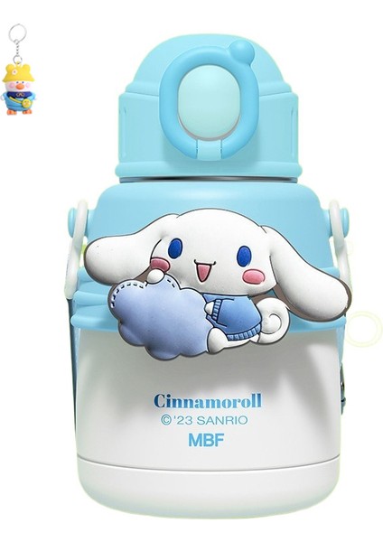 Sanrio Orijinal Bebek Çocuk Pipetli Büyük Göbek Termos Bardağı Sevimli Taşınabilir Askı Su Bardağı Öğrenciler ve Çocuklar (Yurt Dışından)