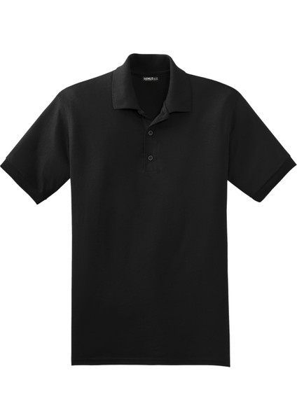 erkek Çekmeyen Pamuklu Kumaş Regular Fit Standart Kesim Kıvrılmaz Polo Yaka Tişört Poloyaka-Tshırt