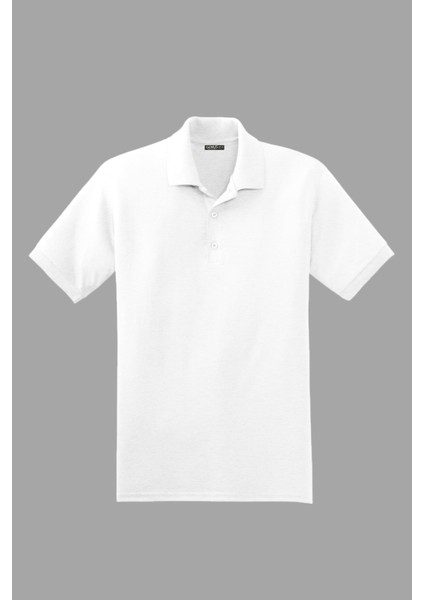 erkek Çekmeyen Pamuklu Kumaş Regular Fit Standart Kesim Kıvrılmaz Polo Yaka Tişört Poloyaka-Tshırt