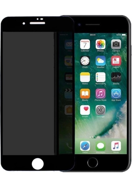 Apple iPhone 7 Plus Cam Hayalet Ekran Koruyucu Uyumlu Tam Kapatan Gizleyen Kırılmaz Cam
