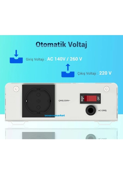 Voltaj Sabitleyici Otomatik Olarak Tüm Cihazları Korur (Kombi-Asansör-Elektrikli Aletler-Tıbbi Cihaz-Bilgisayar ve Tüm Cihazlar fırsatları