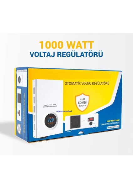 Voltaj Sabitleyici Otomatik Olarak Tüm Cihazları Korur (Kombi-Asansör-Elektrikli Aletler-Tıbbi Cihaz-Bilgisayar ve Tüm Cihazlar indirimleri