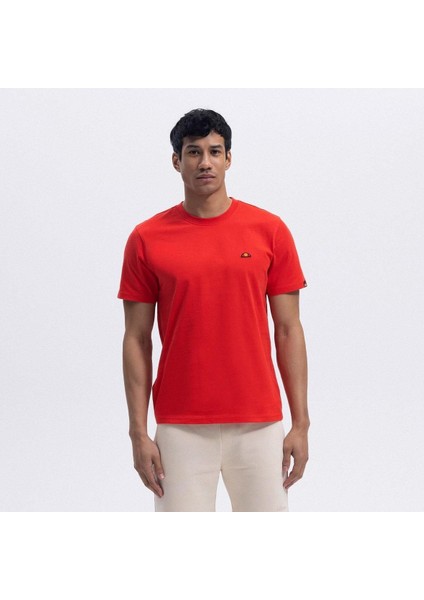 EM461-RD Bisiklet Yaka Erkek T-Shirt - Kırmızı