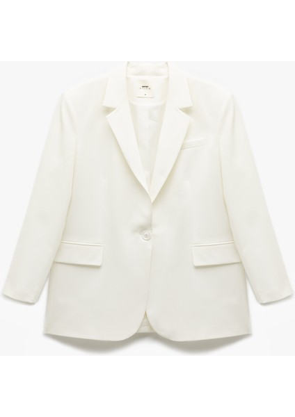 Cepli Uzun Kollu Kruvaze Blazer Ceket modelleri