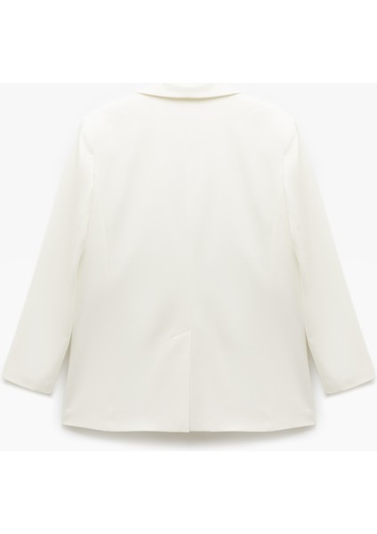 Cepli Uzun Kollu Kruvaze Blazer Ceket fırsatları