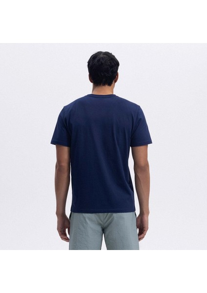 EM461-NV Bisiklet Yaka Erkek T-Shirt - Lacivert