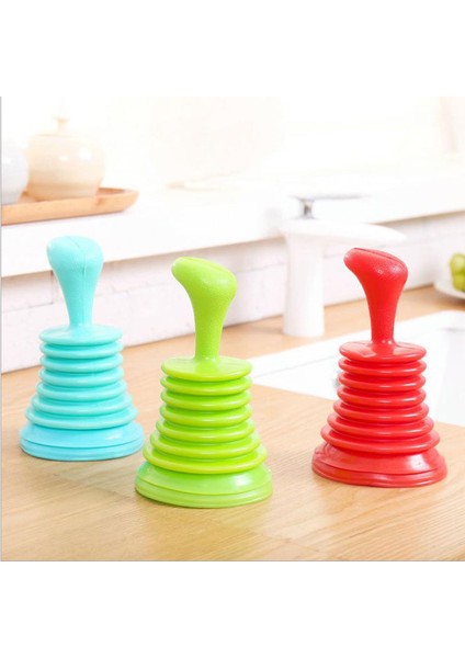 Yeşil Stil Boru Temizleyici Ev Temizlik Aracı Sifon Çekmeçesi Tuvalet Pompası (Yurt Dışından) modelleri