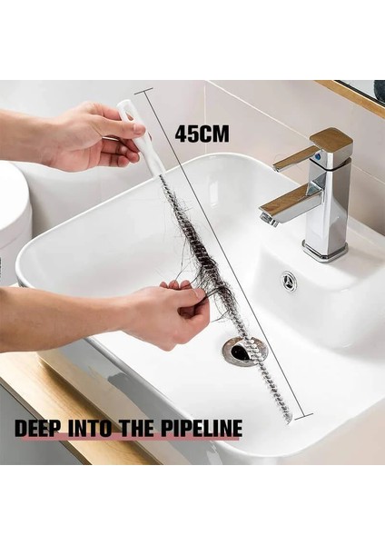 1 Adet Tarzı Lavabo Gider Temizleme Fırçası Pratik Ev Aleti Süzgeç Temizleyici Aracı Için Banyo Mutfak Ts1 Esnek Ama Dayanıklı (Yurt Dışından) modelleri