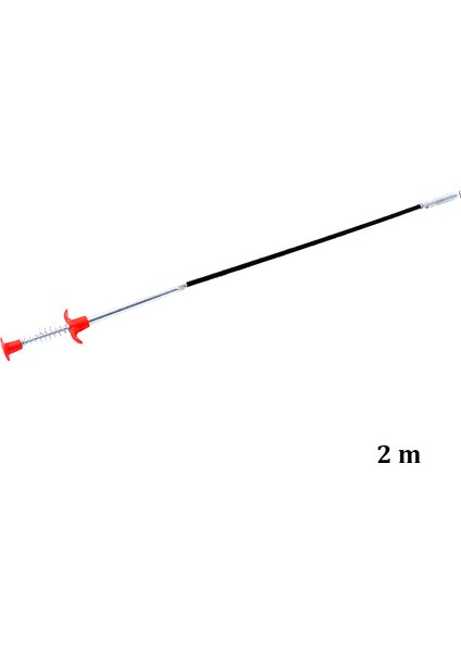 2m Tarzı Kanal Boru Temizleme Çöp Yakalama Aracı Klozet Tıkanıklık Giderici Temizlik Aracı (Yurt Dışından)