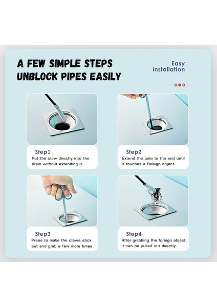 Gri 200CM Tarzı Banyo Mutfak Tıkanıklık Açıcı Yılan Bahar Boru Temizleme Aracı (Yurt Dışından) fiyatları