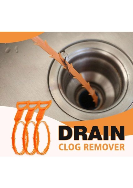 1 Adet Tarzı Lavabo Tıkanıklığı Giderici Kanca Banyo Zemin Kanalizasyon Temizleyici Mutfak Banyo Kanalizasyon Tıkanıklığı Plastik Kanca Temizleme Aracı (Yurt Dışından)