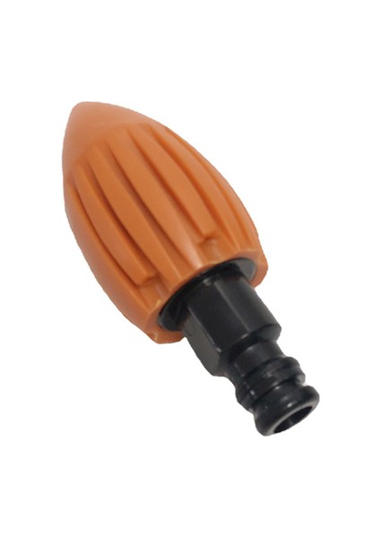 Turuncu Tarzı Su Roketi Basınçlı Kanal Yıkayıcı Nozül Basınçlı Drenaj Kanal Yıkayıcı Nozül Başlık Takma Hızlı Bağlantı Ev Temizliği (Yurt Dışından)