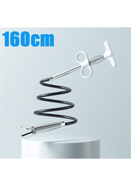 160 Cm'lik Bir Stil Kanalizasyon Boru Açıcı Yılan Yay Boru Temizleme Aracı Mutfak Banyo Kanalizasyon Temizleme Aracı Mutfak Aksesuarları (Yurt Dışından)