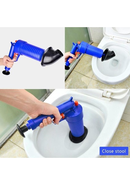 Mavi Stil Anlık Pompa Tuvalet Pnomatik Drenaj Temizleyici Yüksek Basınçlı Güçlü El Pompası Açacağı - Ürün Başlığı (Yurt Dışından) modelleri