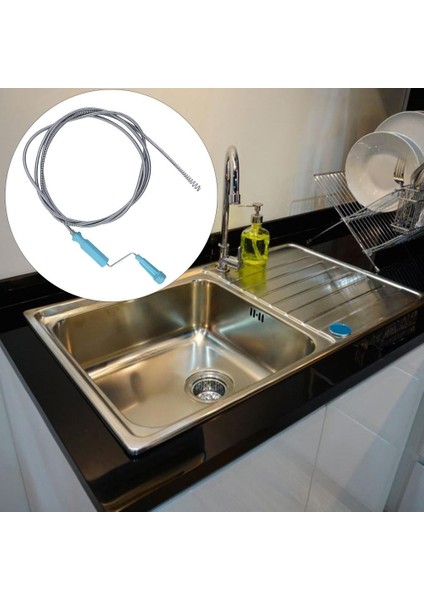 2,6 M Stili Kanal Yılan Temizleyici Kanal Burgu Esnek Metal Yay Lavabo Tıkanıklık Temizleyici Ultra Uzun Kanalizasyon Temizleyici (Yurt Dışından) modelleri