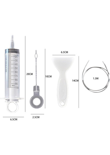 4 Adet 1 Takım Stili Çok Fonksiyonlu Buzdolabı Tahliye Deliği Tıkanıklık Giderici Buzdolabı Tahliye Deliği Temizleme Aracı Evde Dayanıklı Araçlar (Yurt Dışından)