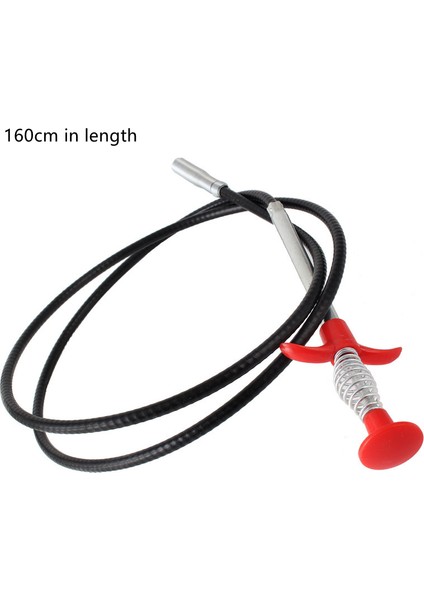 160CM Tarzı Pp Tel Fırça El Mutfak Lavabo Temizleme Kanca Kanal Tıkanıklık Cihazı Yay Boru Saç Tıkanıklık Aracı Metal Tel Fırça (Yurt Dışından)