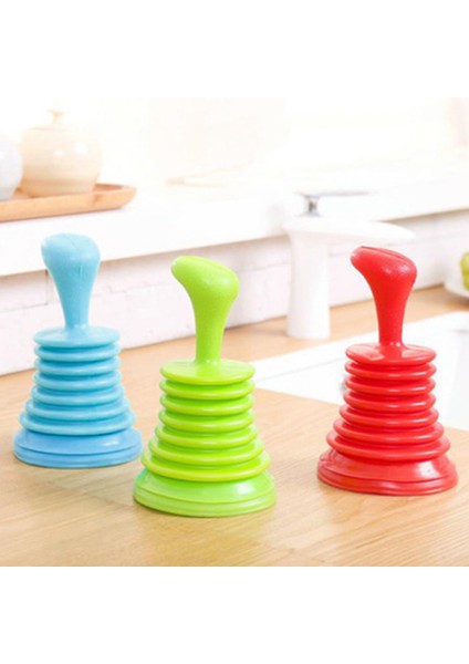 Kırmızı Stil Mutfak Lavabo Boru Temizleyici Hortum Emme Kupası Hava Gücü Banyo Kanalizasyon Dredge Basın Piston Açıcı Temizlik Aracı (Yurt Dışından) indirimleri