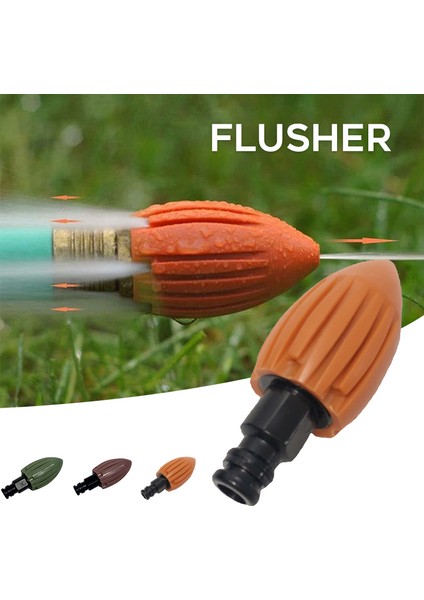 Turuncu Tarzı Boru Temizleme Nozulu Su Roket Şekilli Kanal Temizleme Aletleri Hızlıca Boru Temizleme Ev Mutfak Yüksek Su Basıncı Temizleme Aracı (Yurt Dışından) indirimleri