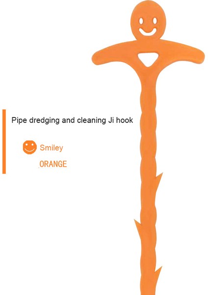 Çikolata Tarzı Gülümseyen Mutfak Boru Temizleme Kanca Lavabo Gider Tıkanıklık Temizleme Kanca (Yurt Dışından)