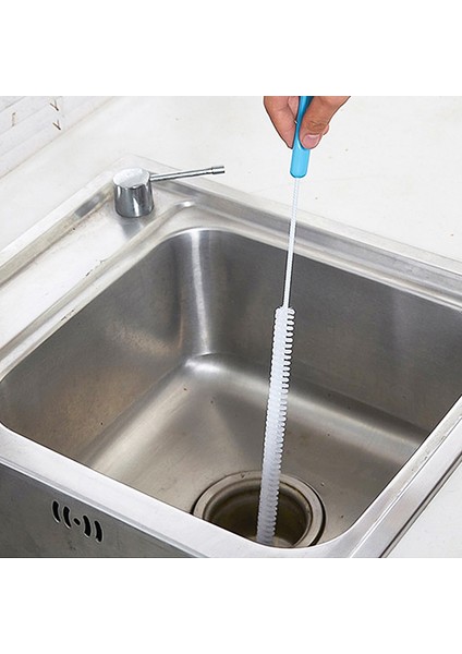 71CM Kanal Temizleme Fırçası Lavabo Fırçası Eğilebilir Ev Lavabo Küvet Tuvalet Tıkanıklık Boru Yılan Fırçası Banyo Mutfak Temizliği (Yurt Dışından) fırsatları