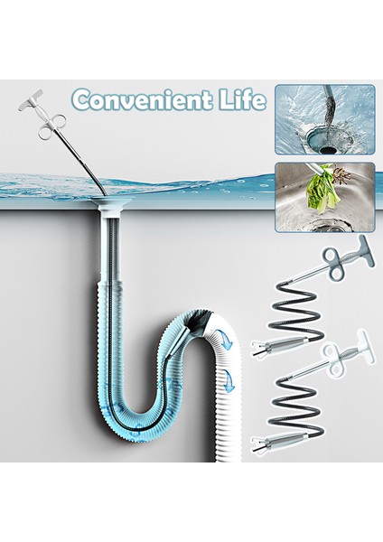 C Stili Kanalizasyon Boru Tıkanıklığı Açıcı Tutma Kanca Yılan Yay Boru Temizleme Aracı Mutfak Banyo Kanalizasyon Temizleme Aracı Mutfak Aksesuarları (Yurt Dışından) fiyatları