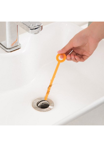 Turuncu Tarzı 1 Adet Mutfak Lavabo Temizleme Çubuğu Tıkanıklık Giderici Kanal Açıcı Yay Boru Saç Temizleme Aracı Banyo Aksesuarları (Yurt Dışından) indirimleri