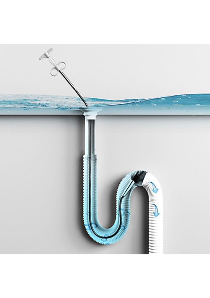 Gri 0,6 M Stili Kanalizasyon Boru Tıkanıklık Çözücü Yılan Bahar Boru Temizleme Aracı Banyo Mutfak Temizlik Mutfak Aracı Kanalizasyon Aksesuarları A0H4 (Yurt Dışından) fırsatları