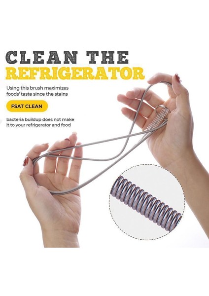 1 Takım Stili Buzdolabı Tahliye Deliği Tıkanıklık Giderme Temizlik Seti Esnek Buzdolabı Fırça Su Drenaj Aracı Temizlik Fırçası (Yurt Dışından) indirimleri