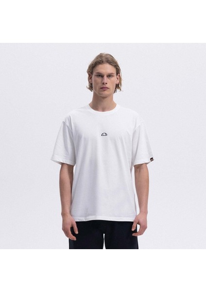 EM376-OF Oversize Tee Erkek T-Shirt - Kırık Beyaz