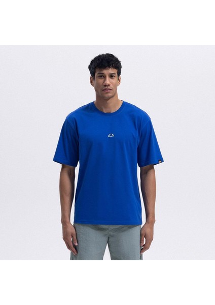 EM376-SBL Oversize Tee Erkek T-Shirt - Mavi