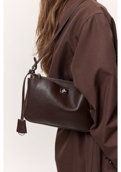 Arte Mini Baget Çanta Acı Kahve